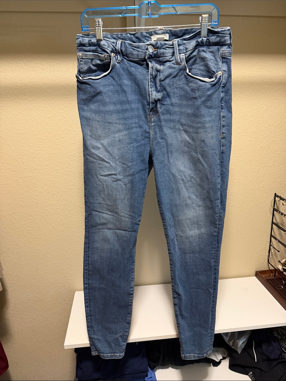 Good American Light Blue Skinny Jeans